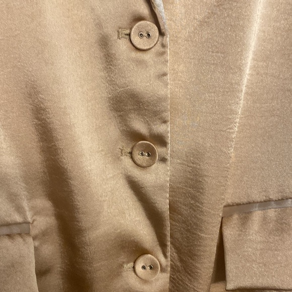 NWT Eggie Blazer, Size S, Color Cream and Tan - Picture 2 of 10